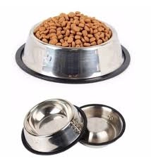 Çelik Mama ve Su Kapları