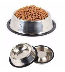 Çelik Mama ve Su Kapları