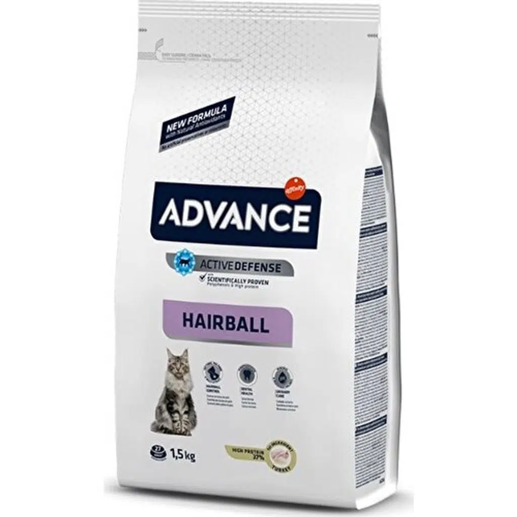 Advance Cat Adult Hairball Kedi Maması 1,5kg