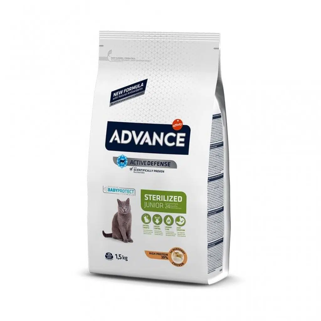 Advance Young Sterilized Tavuklu Kısırlaştırılmış Kedi Maması 1.5kg