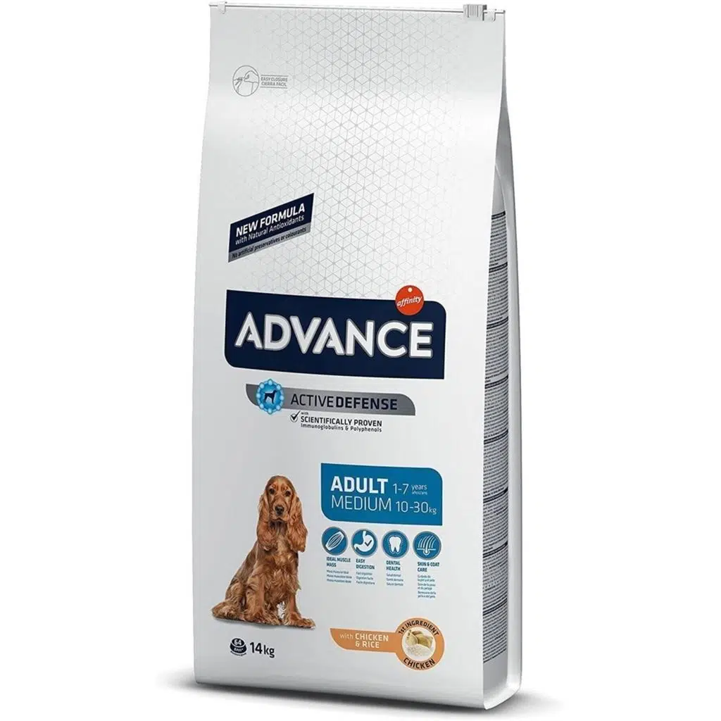 Advance Adult Medium Tavuklu Orta Irk Yetişkin Köpek Maması 14 Kg