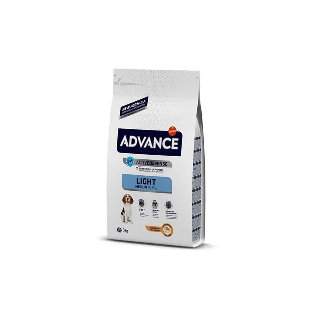 Advance Light Medium Tavuklu Orta Irk Diyet Köpek Maması 3 Kg