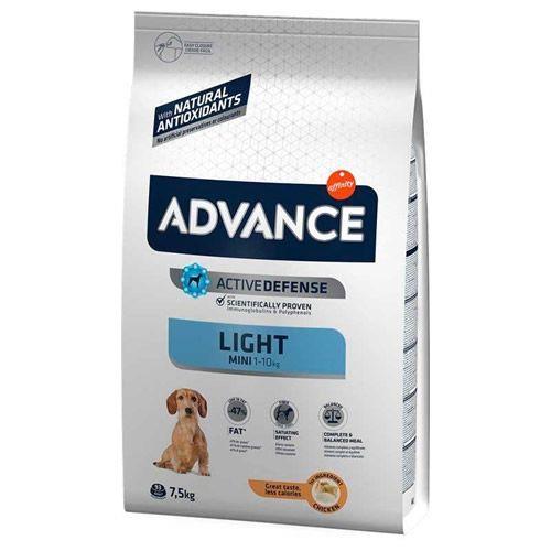 Advance Dog Mini Light Kuru Köpek Maması 7,5Kg