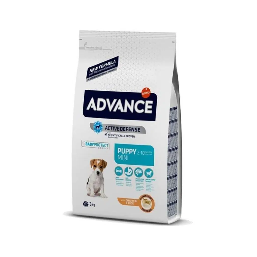 Advance Puppy Protect Tavuklu Küçük Irk Hassas Yavru Köpek Maması 3 Kg