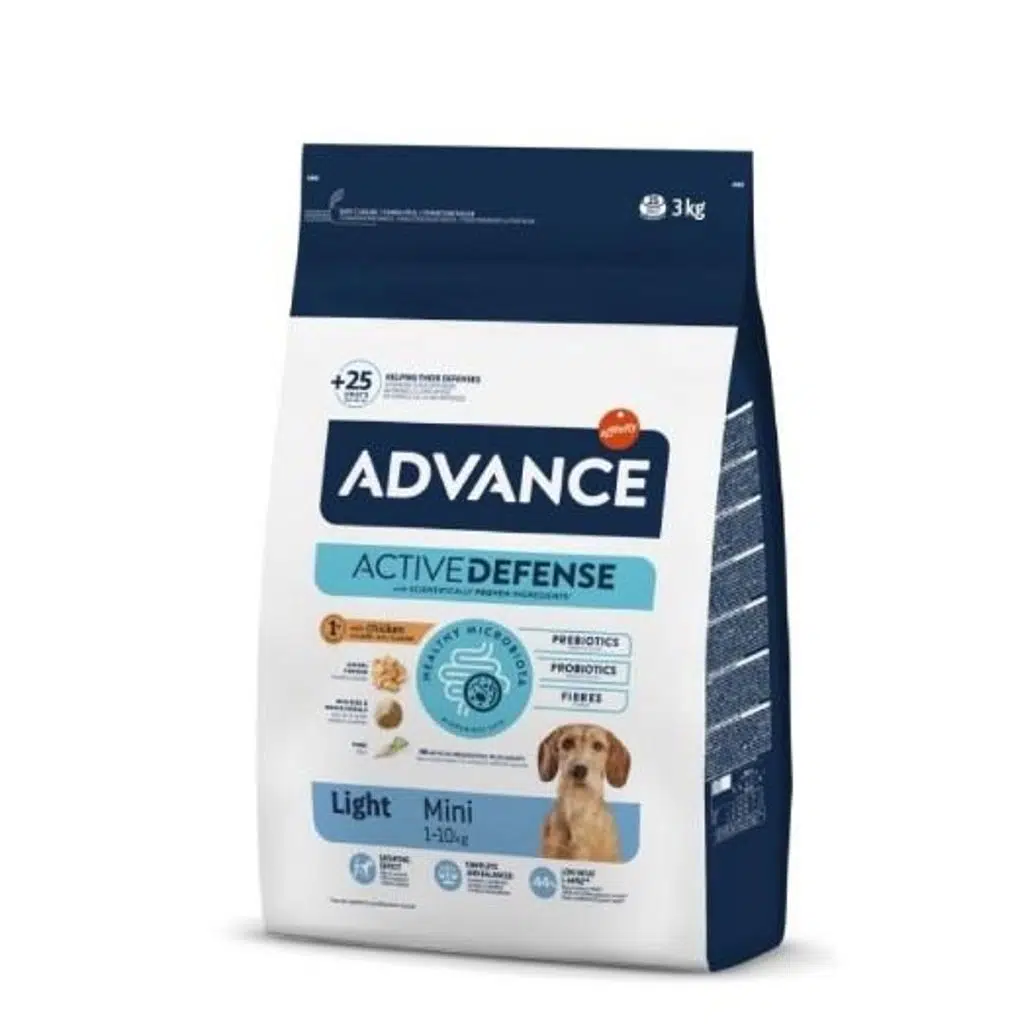 Advance Light Mini Tavuklu Küçük Irk Diyet Köpek Maması 3 Kg