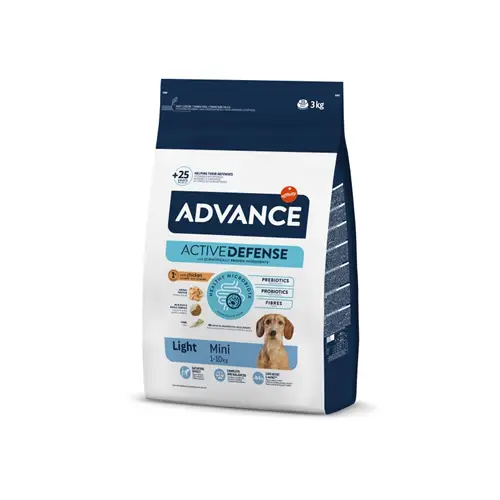 Advance Light Mini Tavuklu Küçük Irk Diyet Köpek Maması 3 Kg