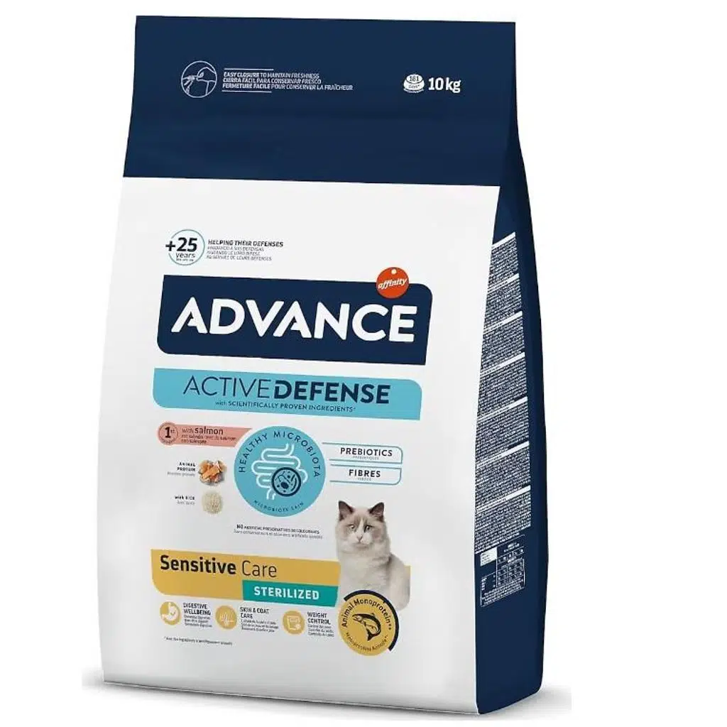  Advance Sterilized Kısırlaştırılmış Somonlu Kedi Maması 10 Kg