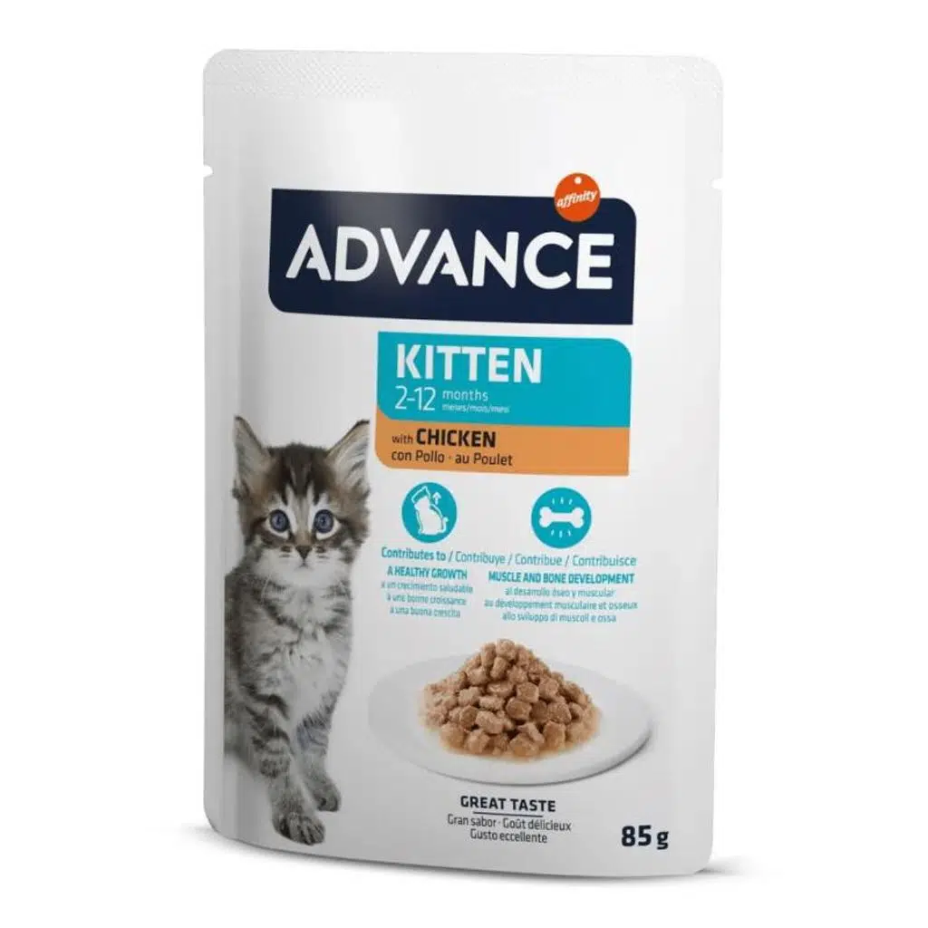 Advance Tavuklu Pouch Konserve Yavru Kedi Konservesi 85 GR
