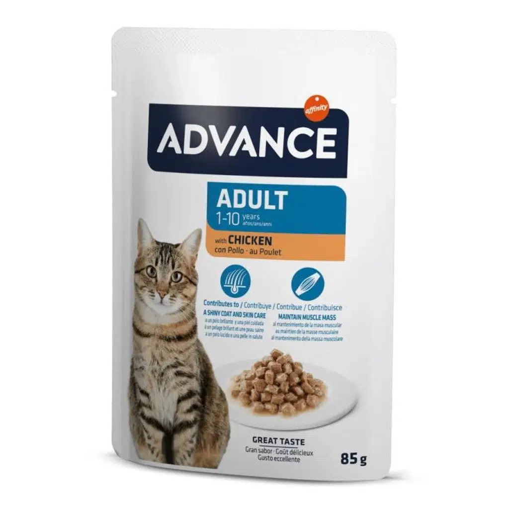 Advance Tavuklu Pouch Konserve Yetişkin Kedi Konservesi 85 gr