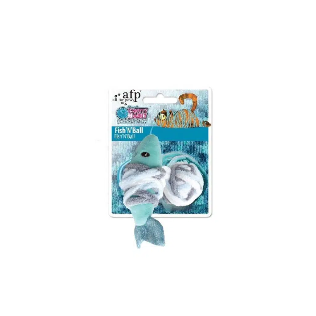 AFP Knotty Habit - İpli Peluş Balık 13x9x4 cm