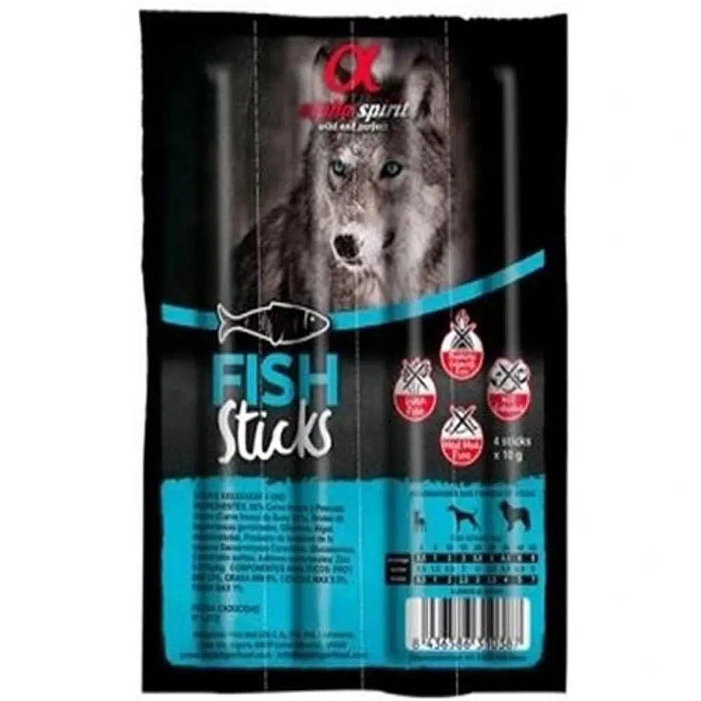 Alpha Spirit Balıklı Sticks Köpek Ödül Maması 4X10 Gr