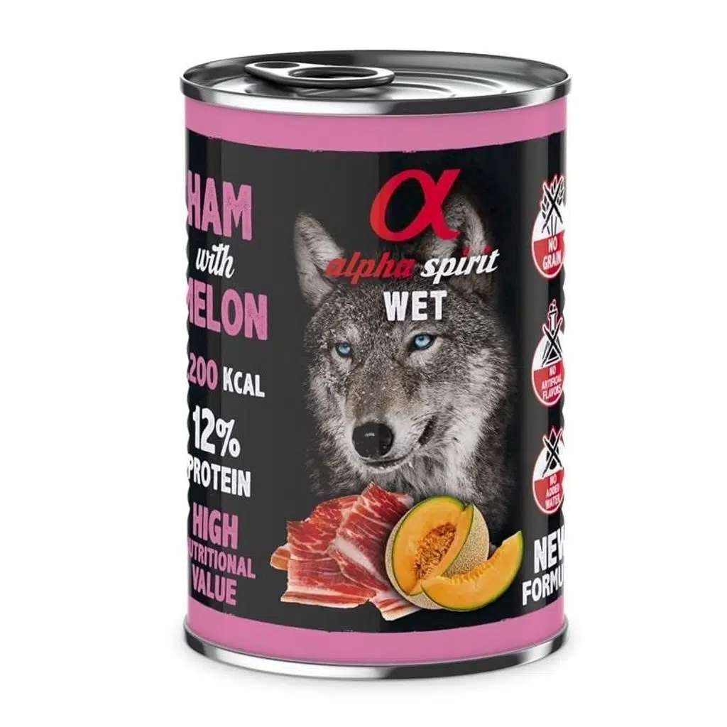Alpha Spirit Köpek Konservesi Jambonlu Kavunlu 400 gr
