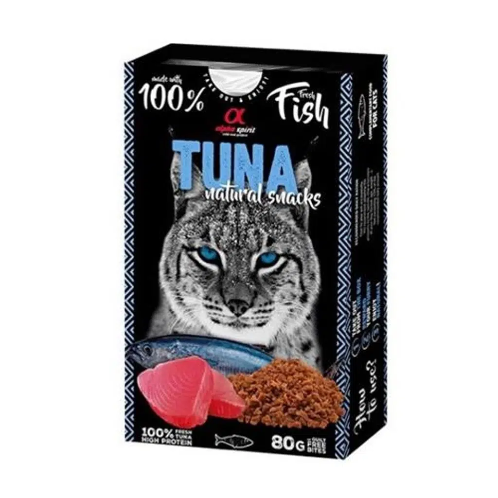 Alpha Spirit Natural Atıştırmalık Tuna Balıklı Kedi Ödülü 80 Gr