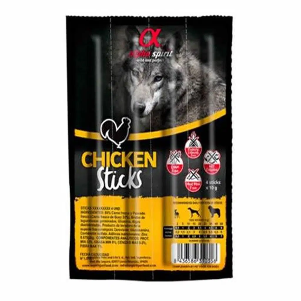Alpha Spirit Tavuklu Sticks Köpek Ödül Maması 4X10 Gr