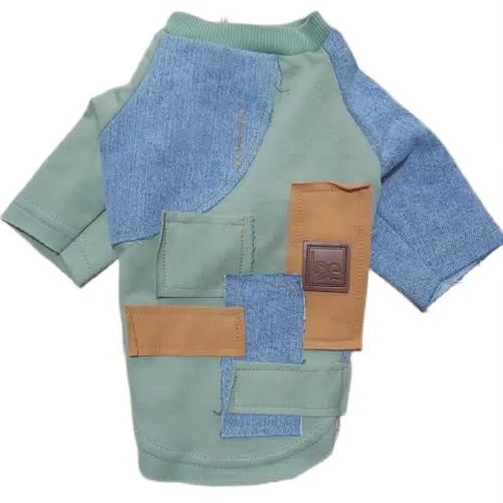 Be design casual denim köpek tshirt 2XL