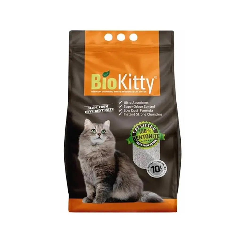 Biokitty Natural İnce Taneli Kedi Kumu 10 lt