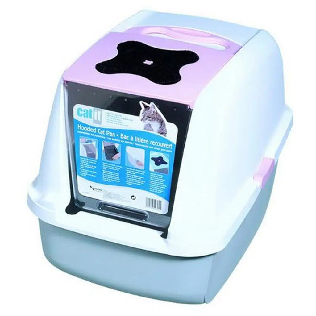 Catit Kapalı Tuvalet Kabı -57x47x39 Cm Pembe