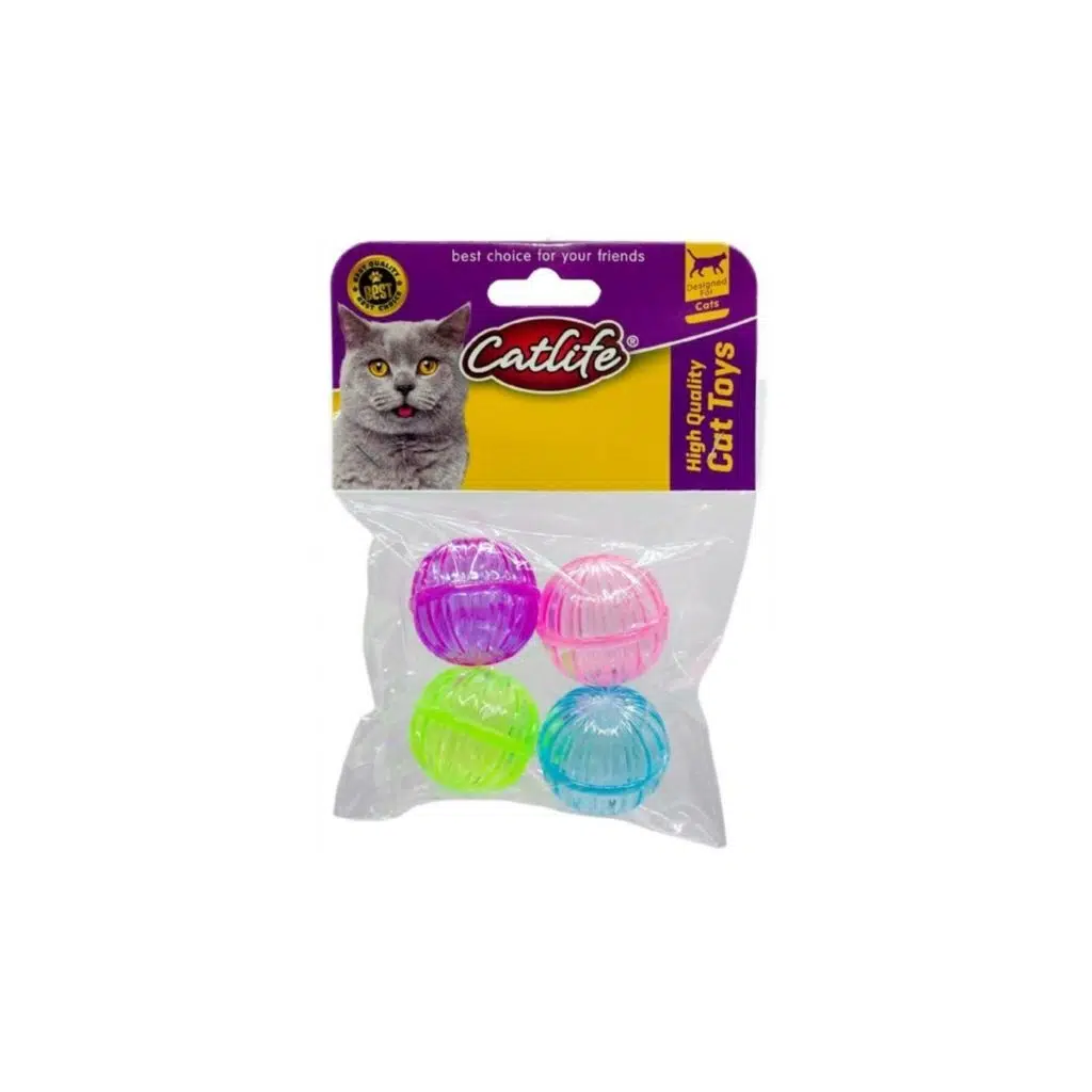 CATLİFE ZİLLİ KEDİ OYUNCAĞI 4LÜ PAKET