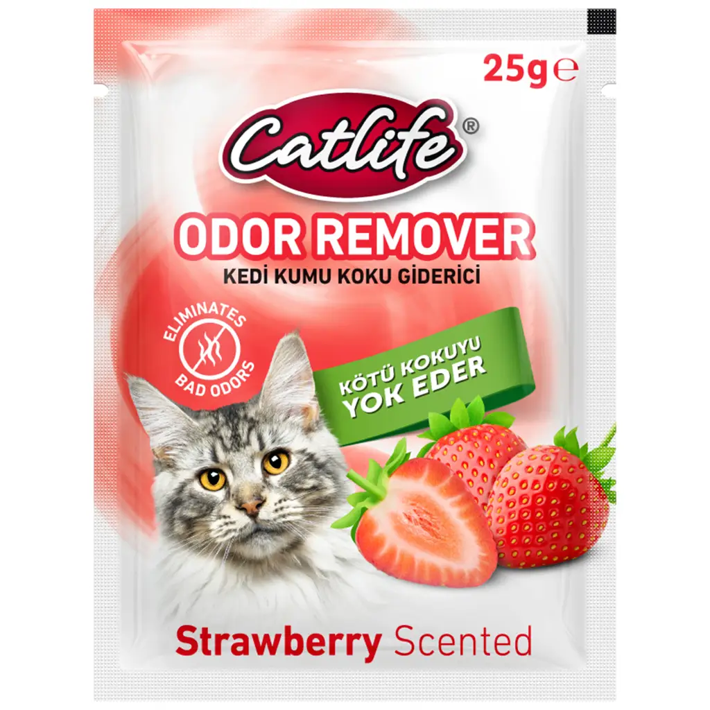 Catlife Kedi Kumu Koku Giderici Çİlekli 25GR 