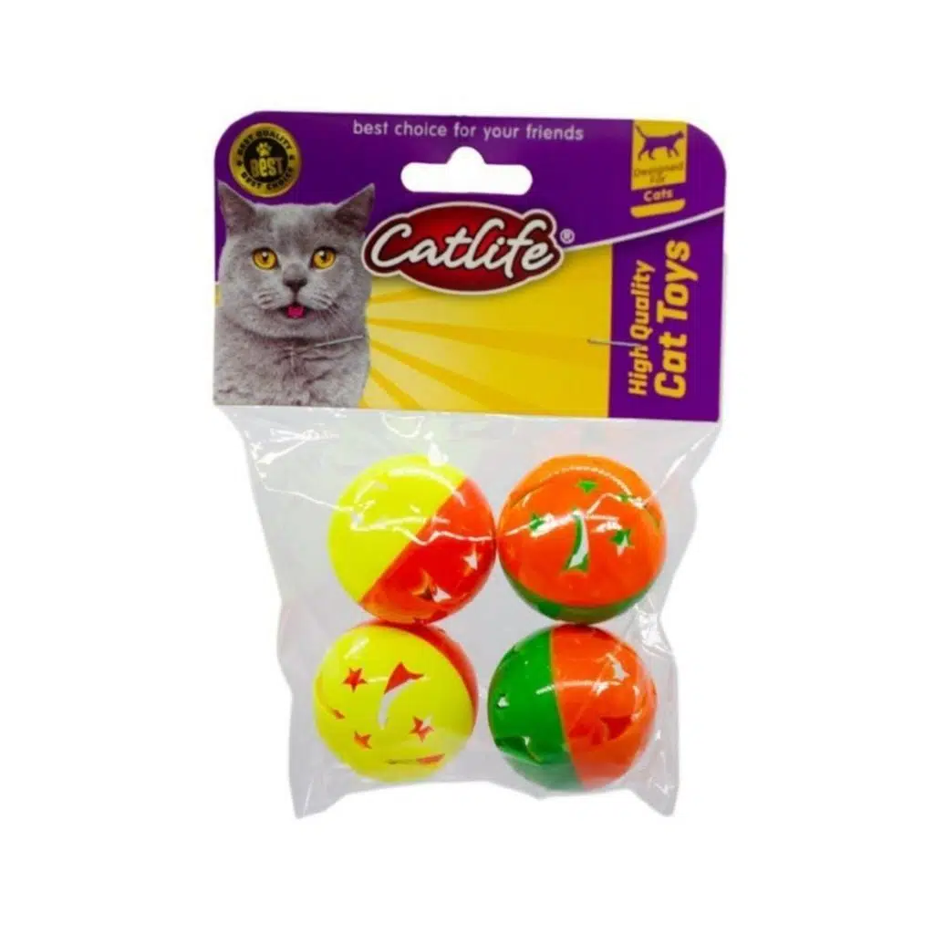 CATLİFE ZİLLİ KEDİ OYUNCAĞI 4LÜ PAKET