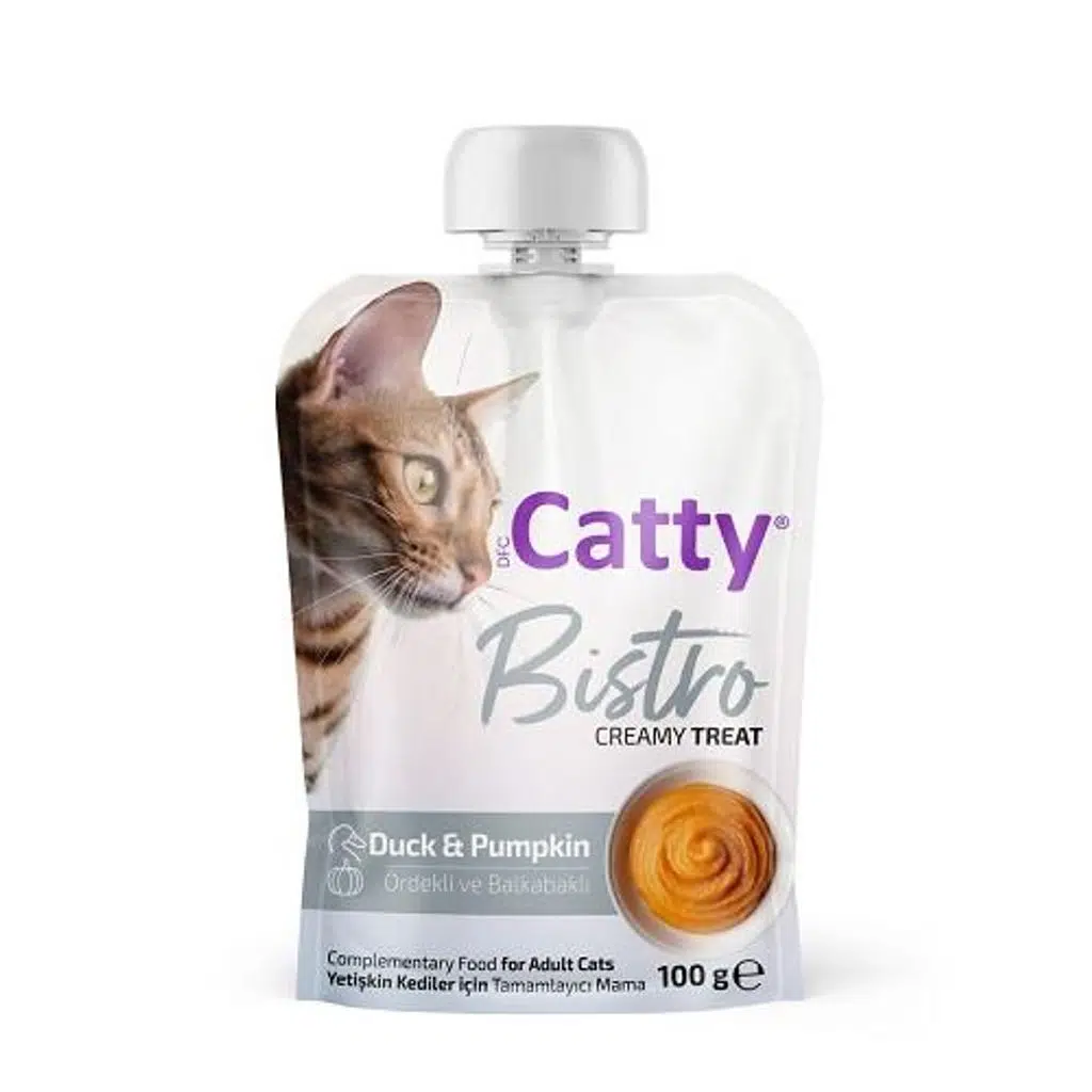 Catty Bistro Ördekli ve Balkabaklı Kedi Ezmesi 100 gr