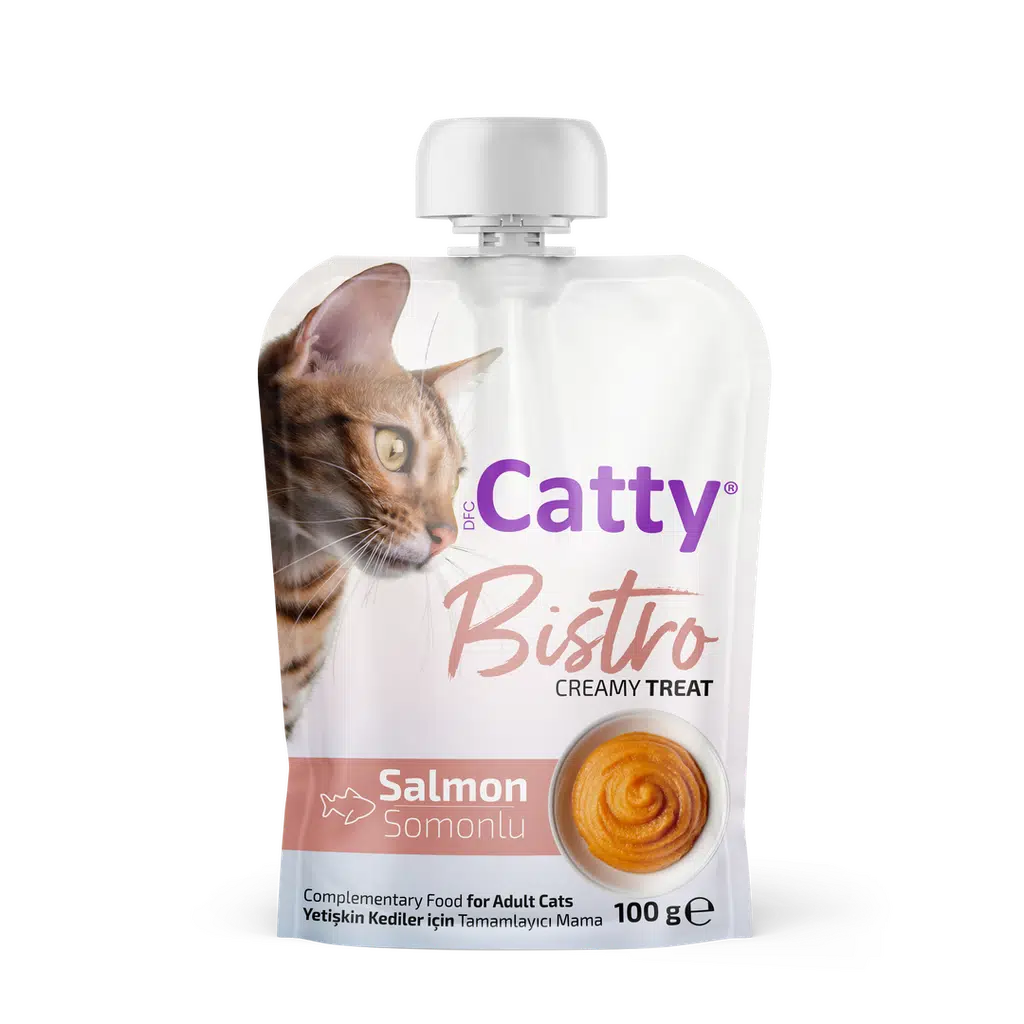 Catty Bistro Somon Balıklı Kedi Ezmesi 100 gr