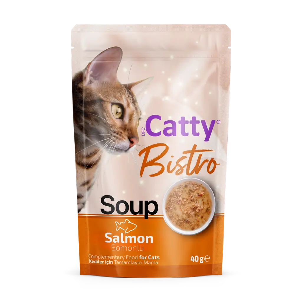 Catty Bistro Somonlu Kedi Çorbası 40 Gr