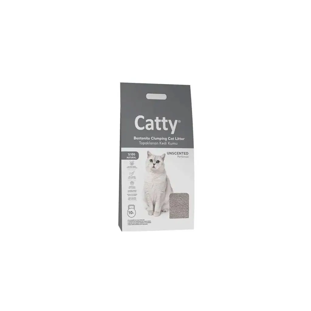 Catty Parfümsüz Ince Taneli Kedi Kumu 10 lt 