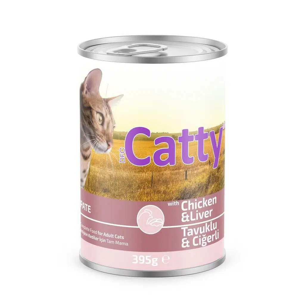 Catty Pate Tavuklu Ciğerli Kedi Konservesi 395 Gr