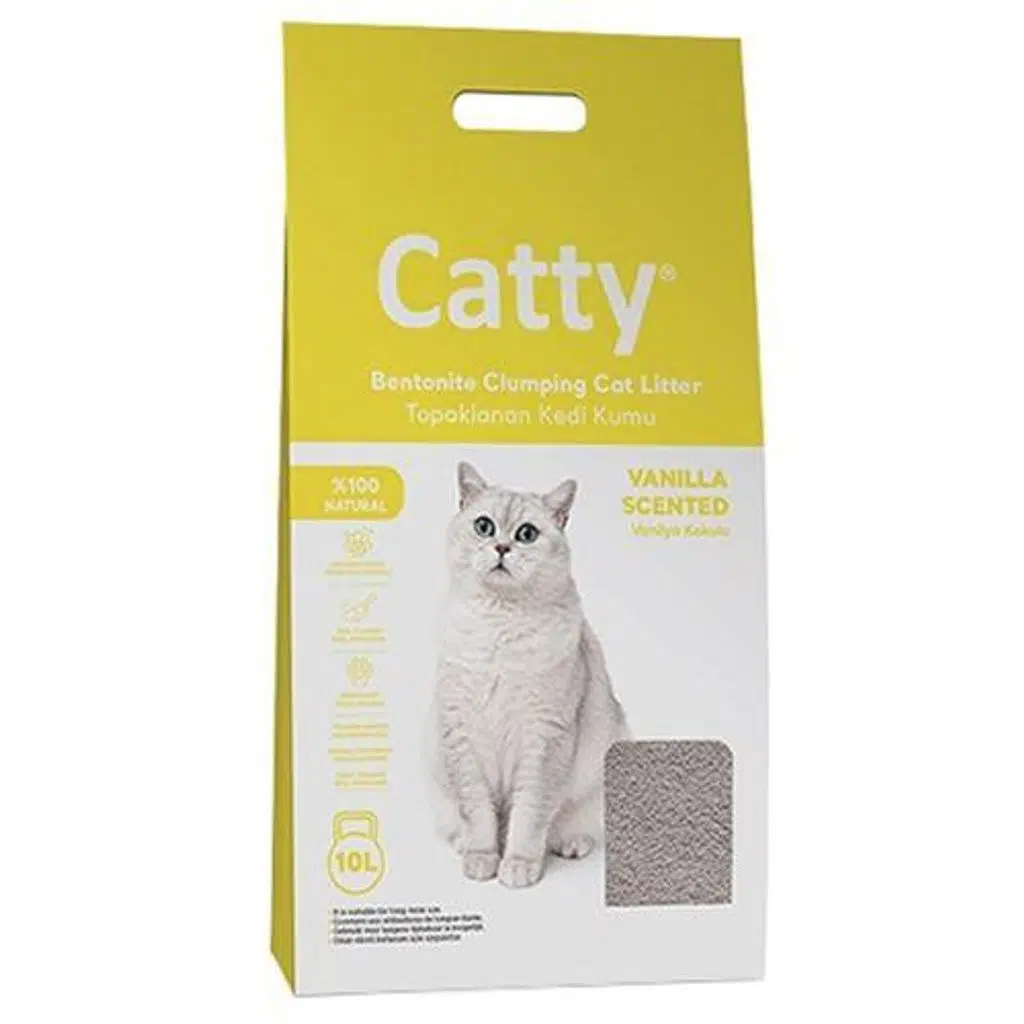 Catty Vanilya Kokulu Kedi Kumu 10 LT
