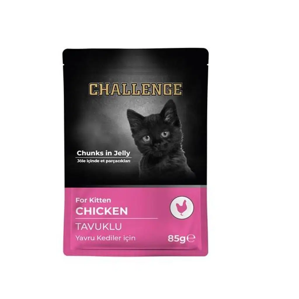 Challenge Tavuklu Yavru Kedi Pouch 85 gr