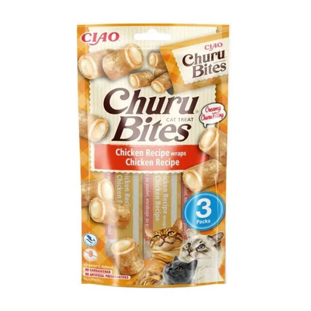 Ciao Bites Tavuk Sargılı Kedi Ödülü 3x10 Gr