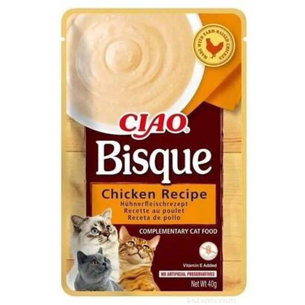 Ciao Churu Bisque Tavuklu Kedi Ödül Kreması 40 Gr