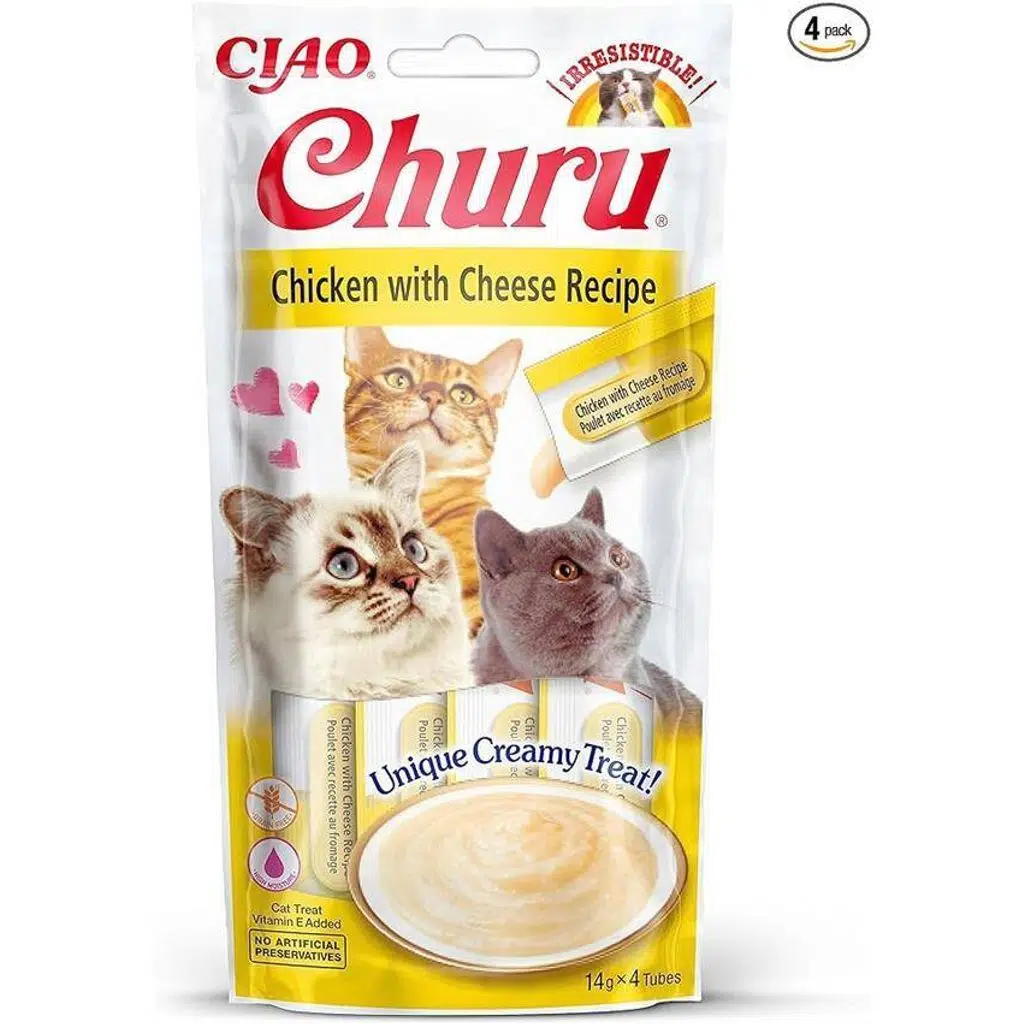 Ciao Churu Cream Tavuklu ve Peynirli Ödül Kreması 4x14 Gr