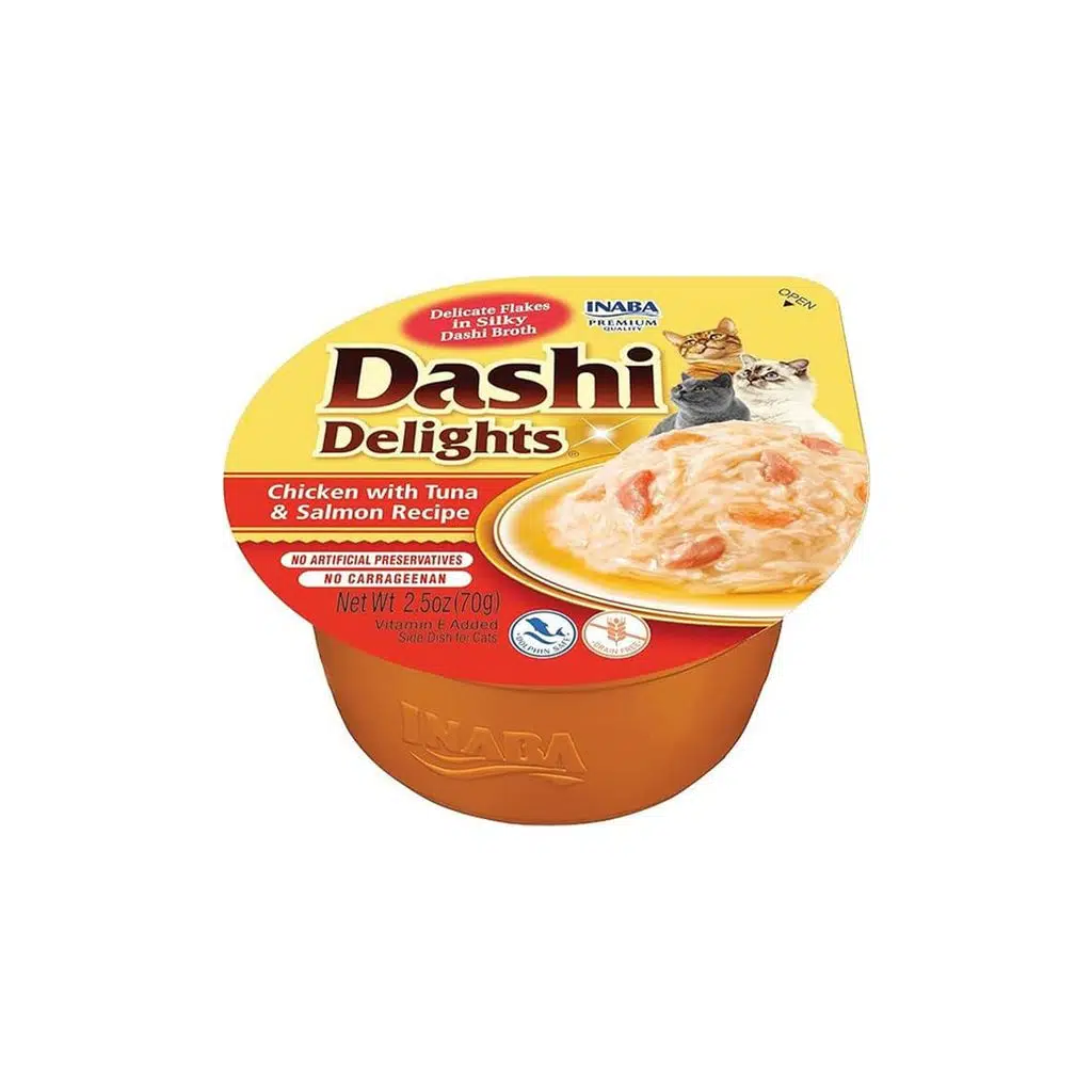 Ciao Dashi Ton Balıklı Tavuklu ve Somonlu Kedi Çorbası 70 GR