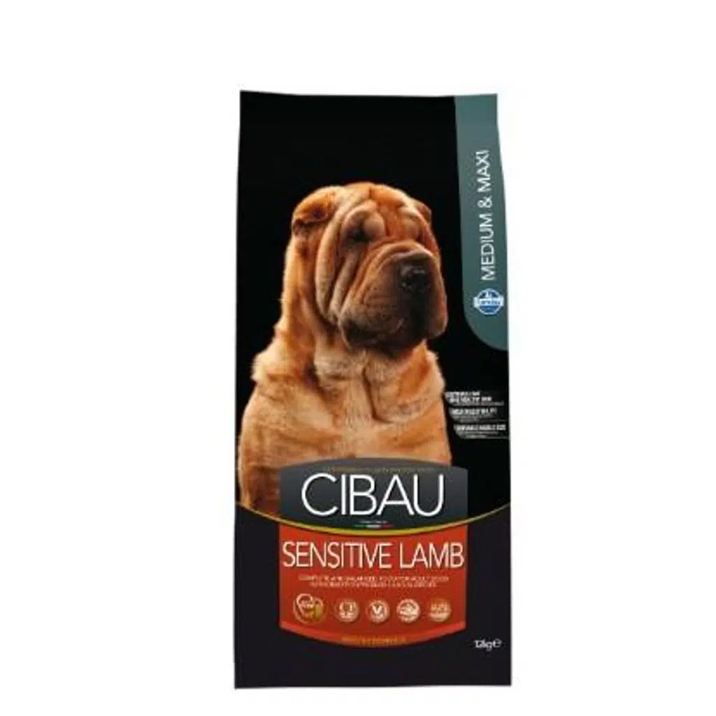 Cibau Sensitive Kuzu Etli ve Pirinçli 12 kg Orta Irk Hassas Yetişkin Köpek Maması