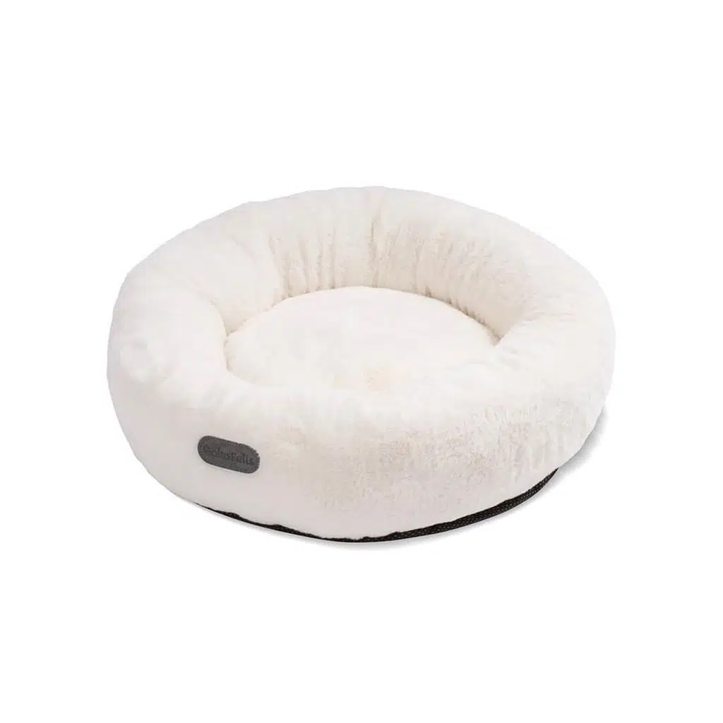 Colas Felis Beti Simit Peluş Yatak EKRU 60 cm