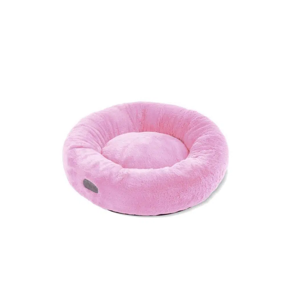 Colas Felis Beti Simit Peluş Yatak PEMBE 60 cm