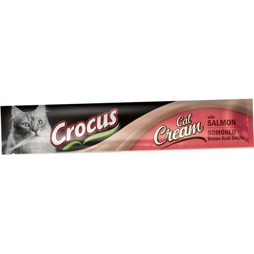 Crocus Kedi Kreması Somonlu Tekli 15gr