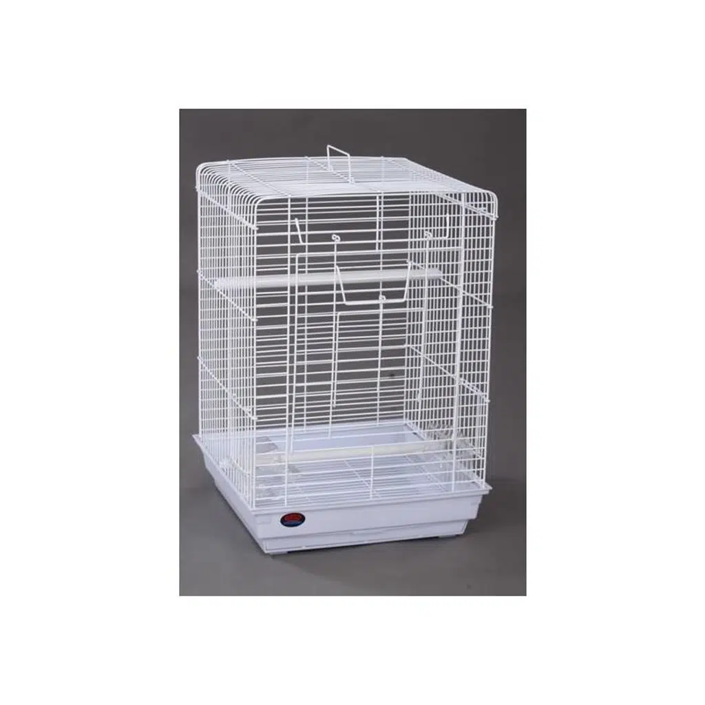 Dayang 1901 papağan kafesi beyaz-40x40x58 cm