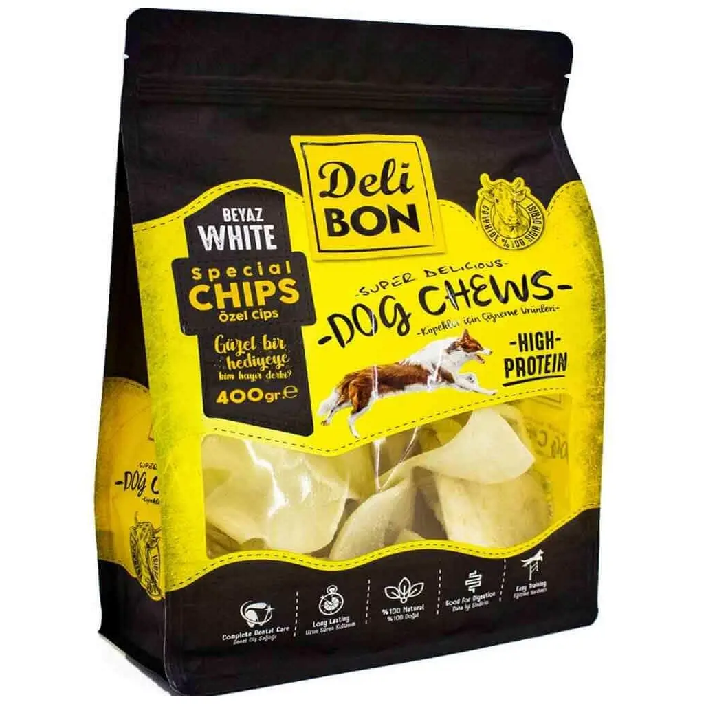 Delibon chips beyaz 400 Gr torba
