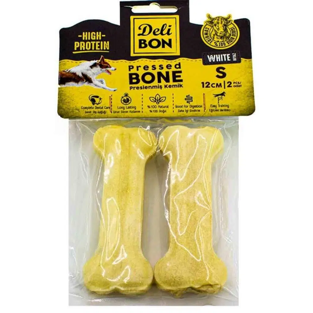 Delibon Deri Pres Kemik Beyaz 12 Cm/2 Ad