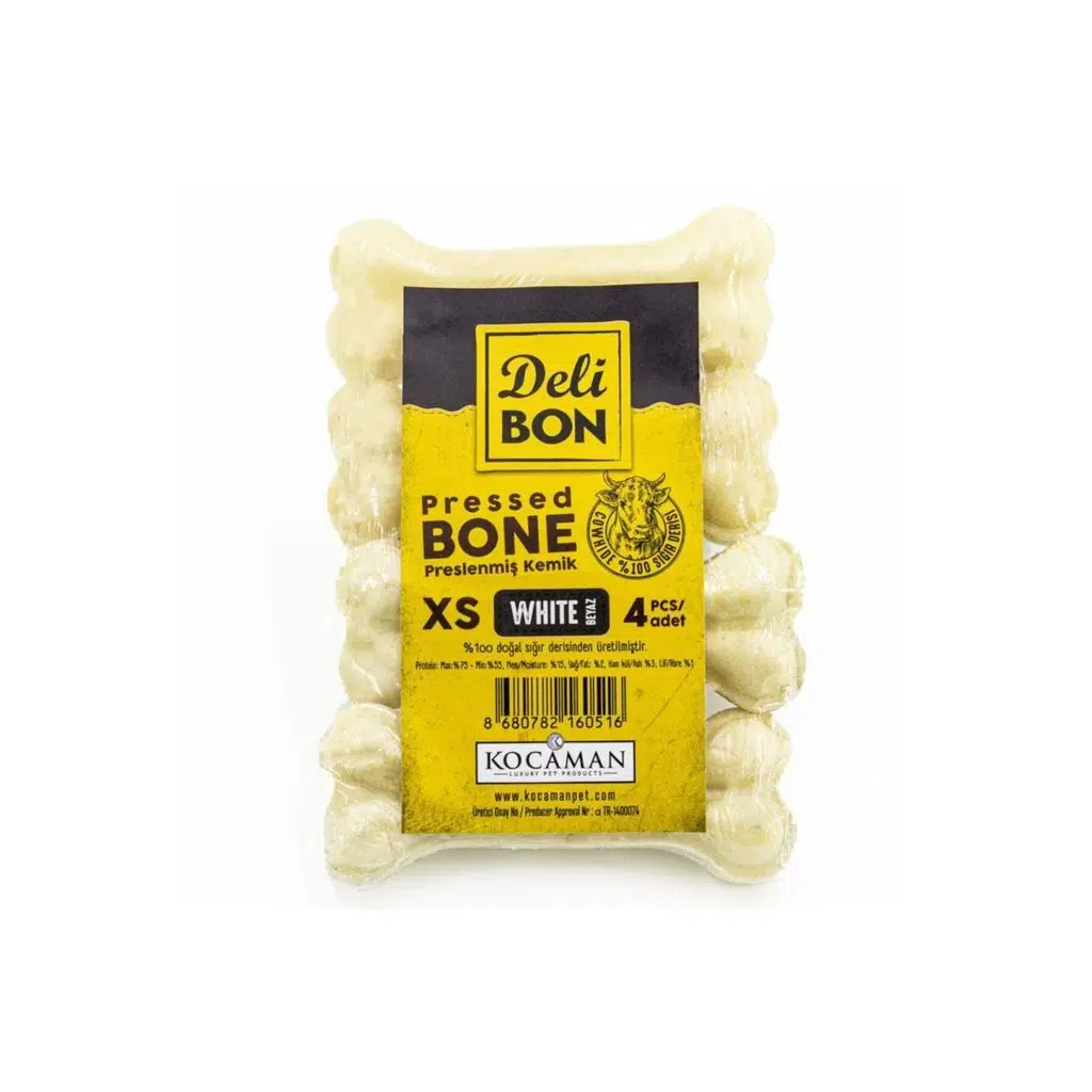 Delibon Deri Pres Kemik Beyaz 7 Cm/4 Ad