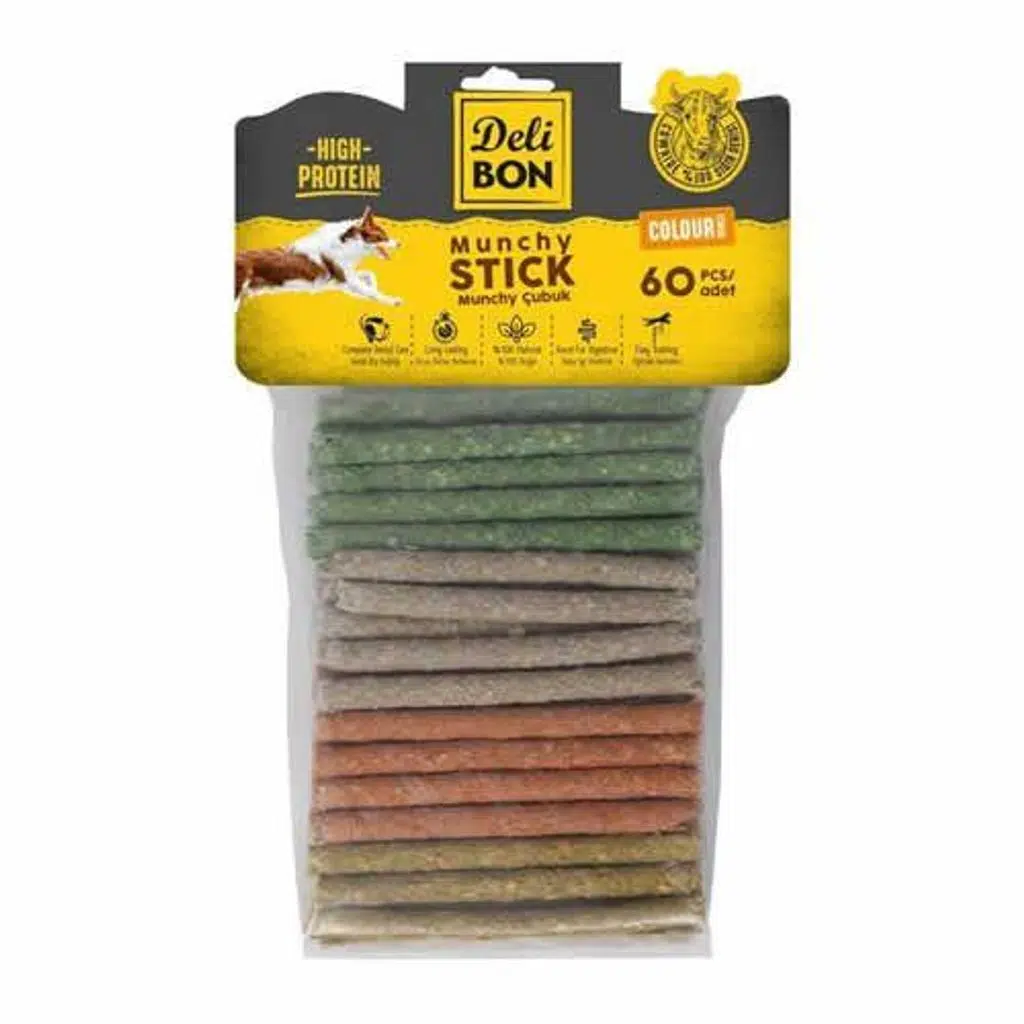 Delibon Munchy Çubuk Karışık Renkli 60 LI 