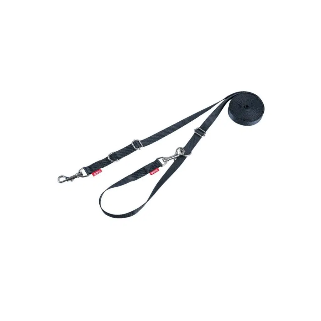 Doca Pet Köpek Sevk Bağlama Kayışı Dokuma Soft SİYAH 1,5*270 cm