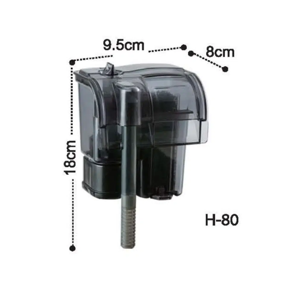 Dophin H80 Askılı Şelale Akvaryum Filtresi 190 L/S 2.7W