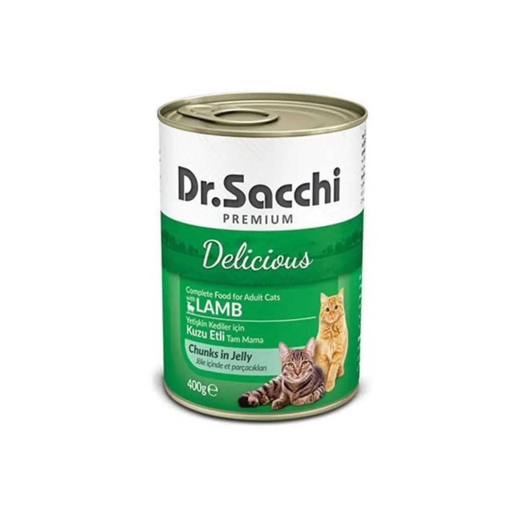 Dr.Sacchi Kuzu Etli Kedi Konservesi 400gr