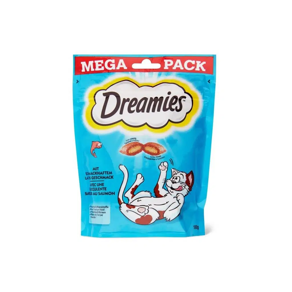 Dreamies 180 gr Somonlu Mega Paket Kedi Ödülü