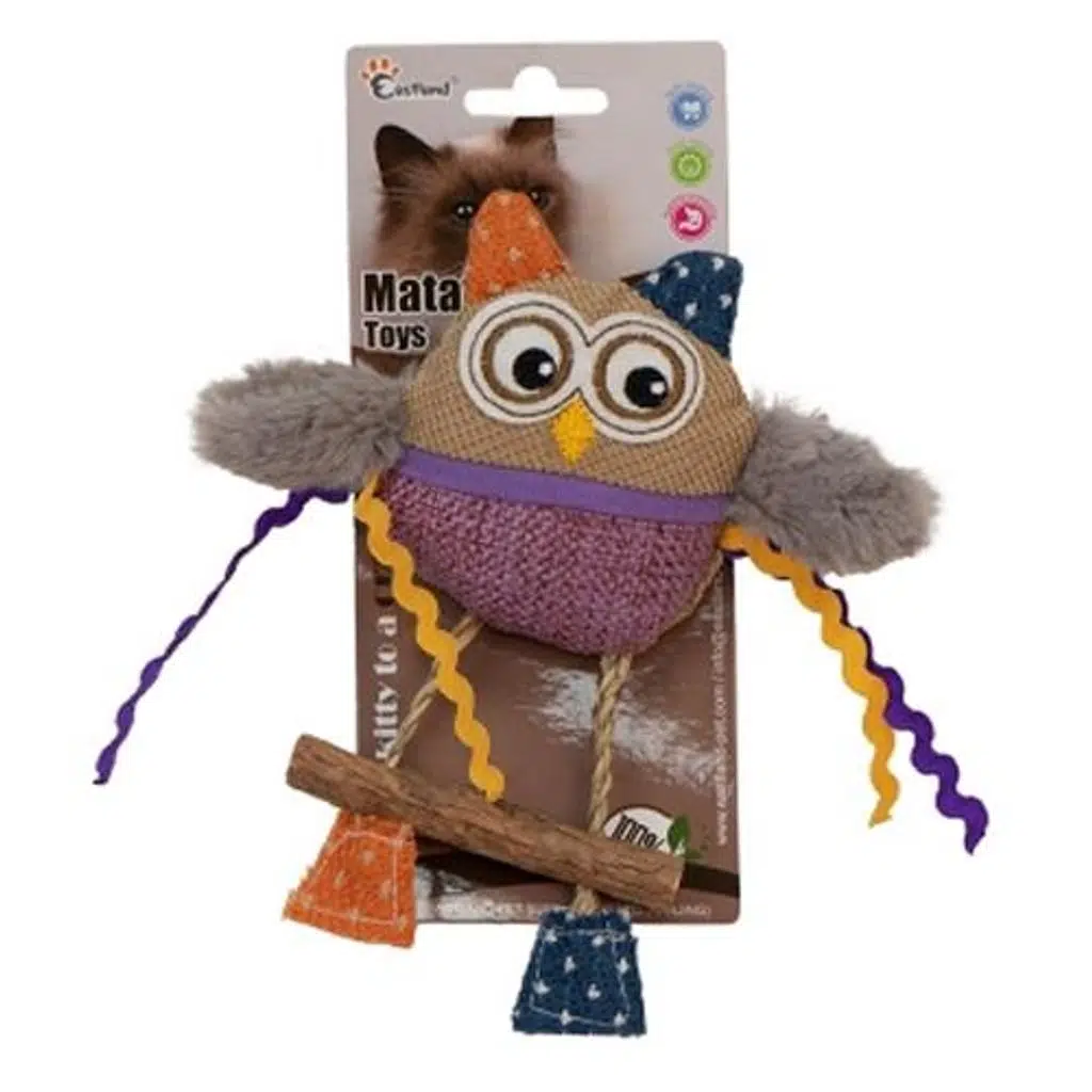 Eastland Catnipli Peluş Baykuş Kedi Oyuncağı 16cm