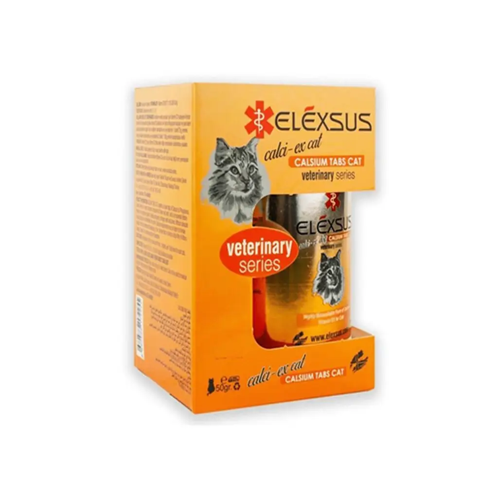 Elexsus kalsiyum tablet kedi 50 Gr